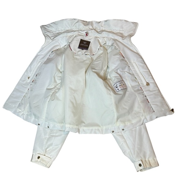Piero Guidi Magic Circus Italian Designer White Quilted Winter Jacket Size L - Picture 9 of 16
